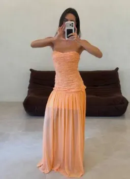 Jefre Sei Renata in Apricot Size XS/6 for rent on The Volte - image 1