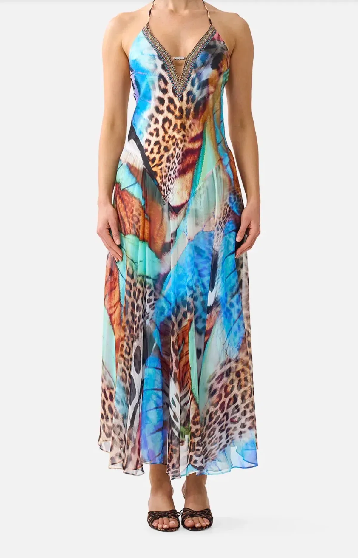 Camilla Butterfly Bohemia Hardware Detail Slip Dress - small - Image 1