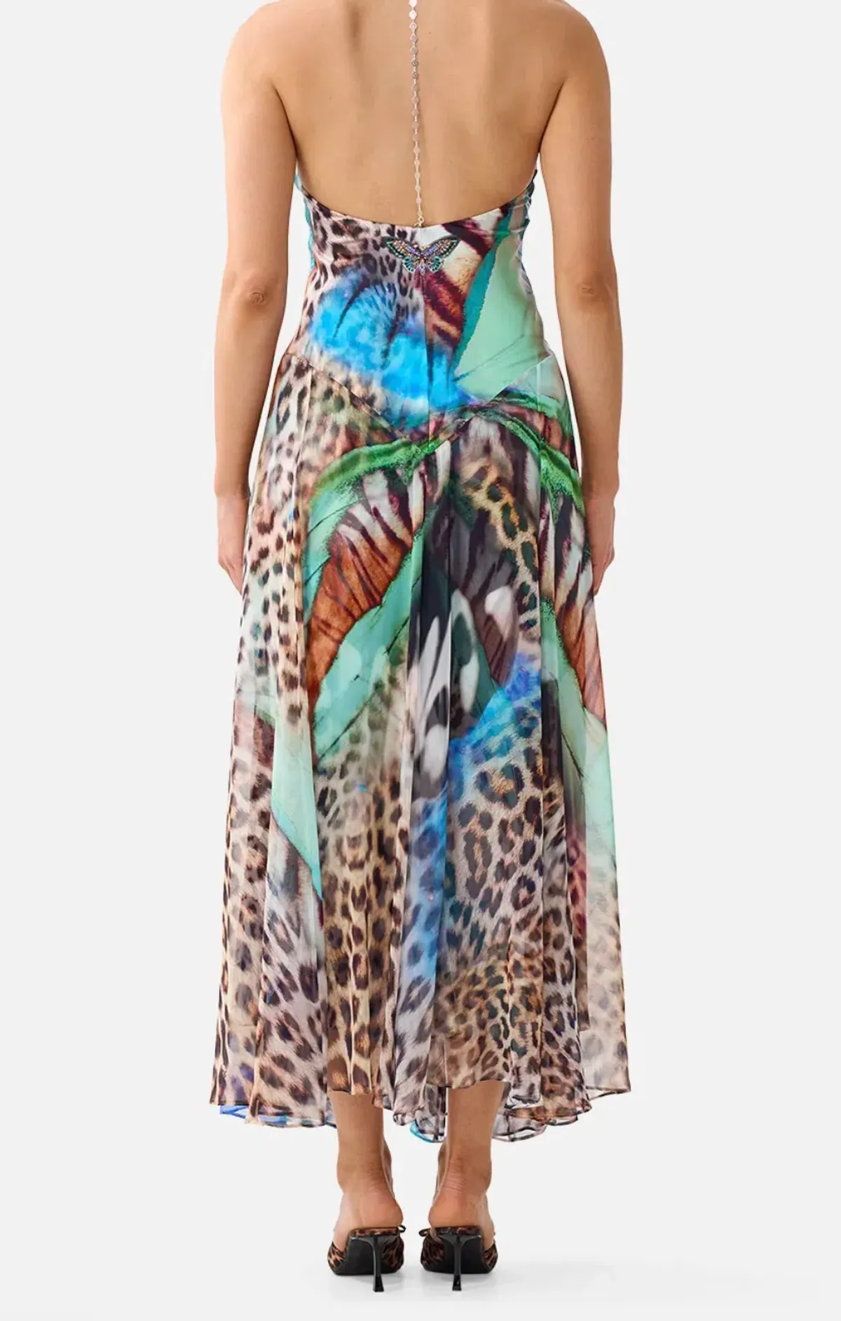 Camilla Butterfly Bohemia Hardware Detail Slip Dress - small - Image 4