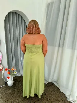 Rosetta Dress - Olive for rent on The Volte - image 2