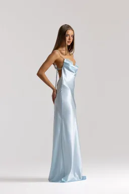 Talia Gown Ice Blue Size XS for rent on The Volte - image 3