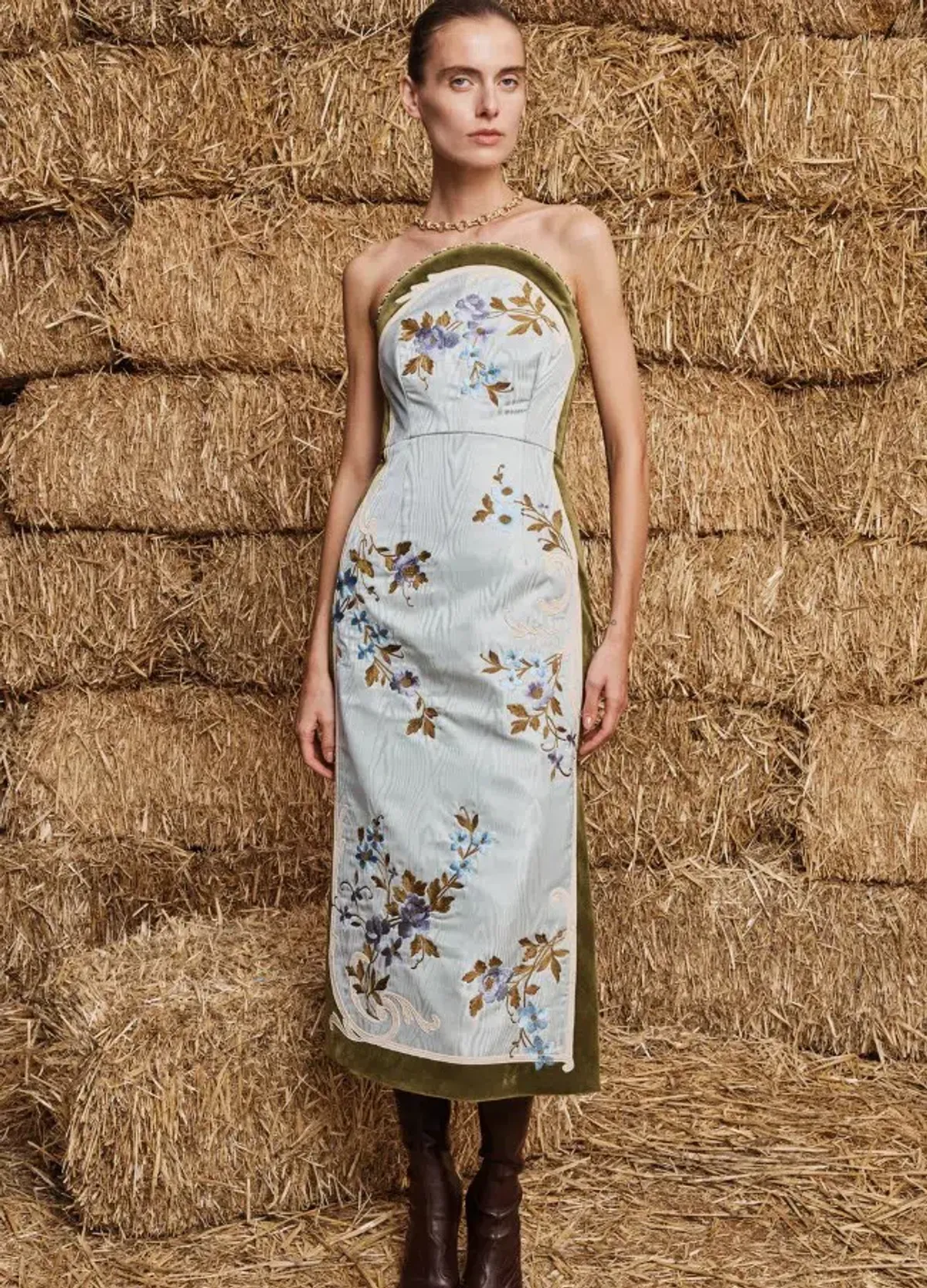 Alemais Odessa Midi Dress Size 12 for rent on The Volte - main image
