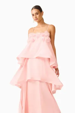 Elliatt - Swallowtail Day To Night Maxi Dress | Pink (Size 16) for rent on The Volte - image 5