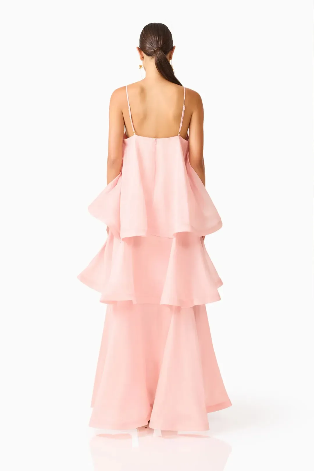 Elliatt - Swallowtail Day To Night Maxi Dress | Pink (Size 16) for rent on The Volte - main image