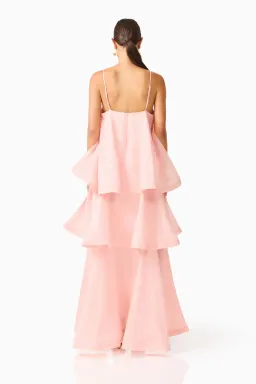 Elliatt - Swallowtail Day To Night Maxi Dress | Pink (Size 16) for rent on The Volte - image 4