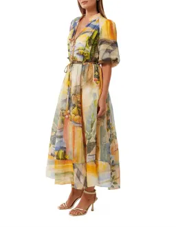 FOREVER NEW VIOLA PRINTED MIDI DRESS SIZE 16 for rent on The Volte - image 5