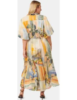 FOREVER NEW VIOLA PRINTED MIDI DRESS SIZE 16 for rent on The Volte - image 4
