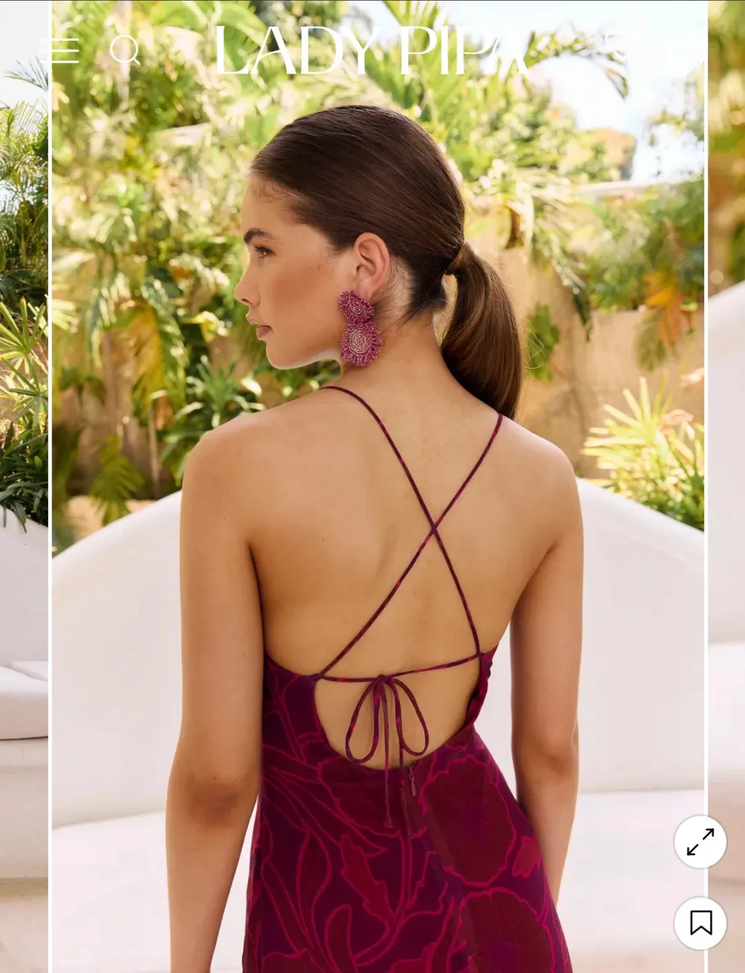 Lady Pipa Dress for rent on The Volte - main image
