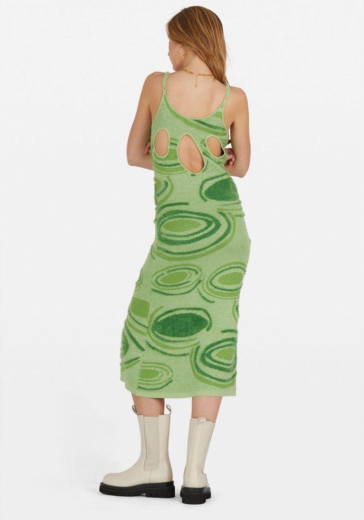 House of Sunny Hockney Dress Green Size 6 - Image 3
