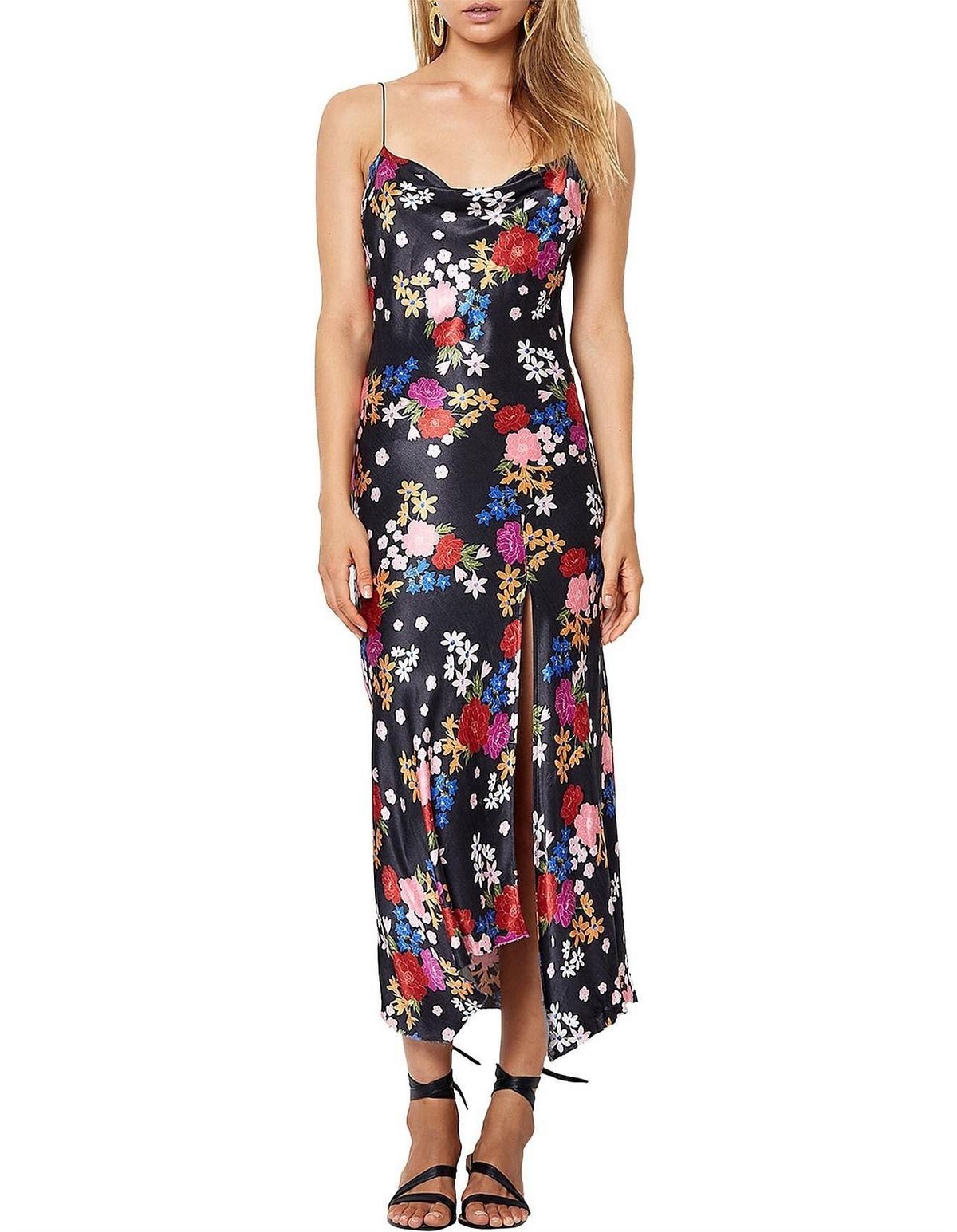 Bec & Bridge Cha Cha Midi Dress Black Size 8 - Image 2