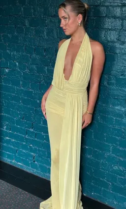 Bec & Bridge Cassis Drape Maxi Citron size 12 for rent on The Volte - image 1