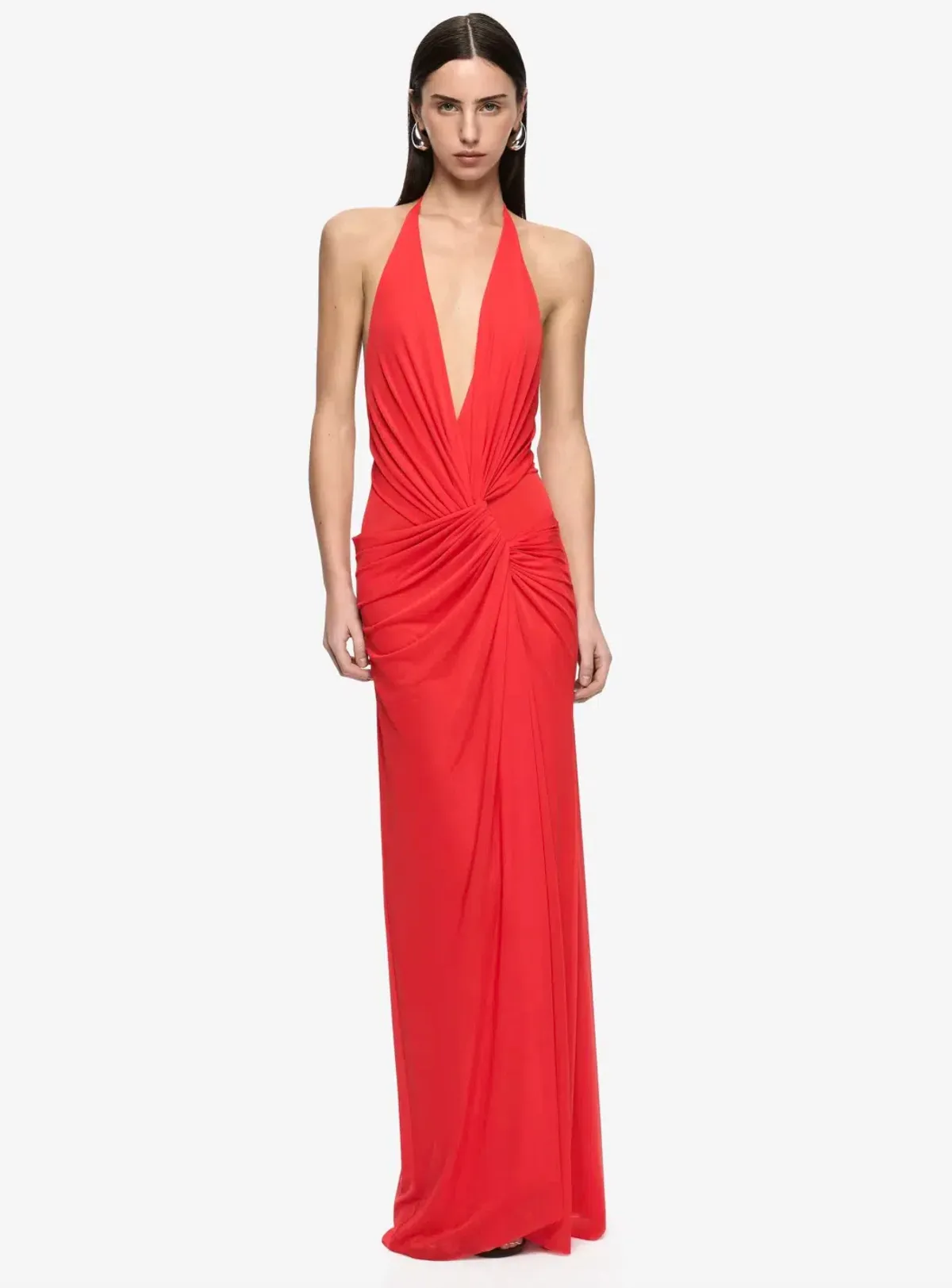 Bec & Bridge Xanthi V Neck Maxi in Flame size 12 - Image 2