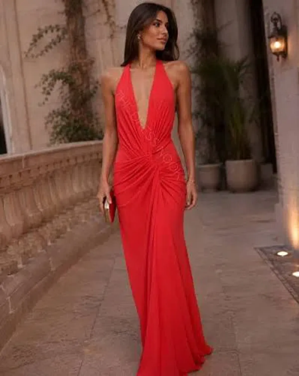 Bec & Bridge Xanthi V Neck Maxi in Flame size 12 - Image 4
