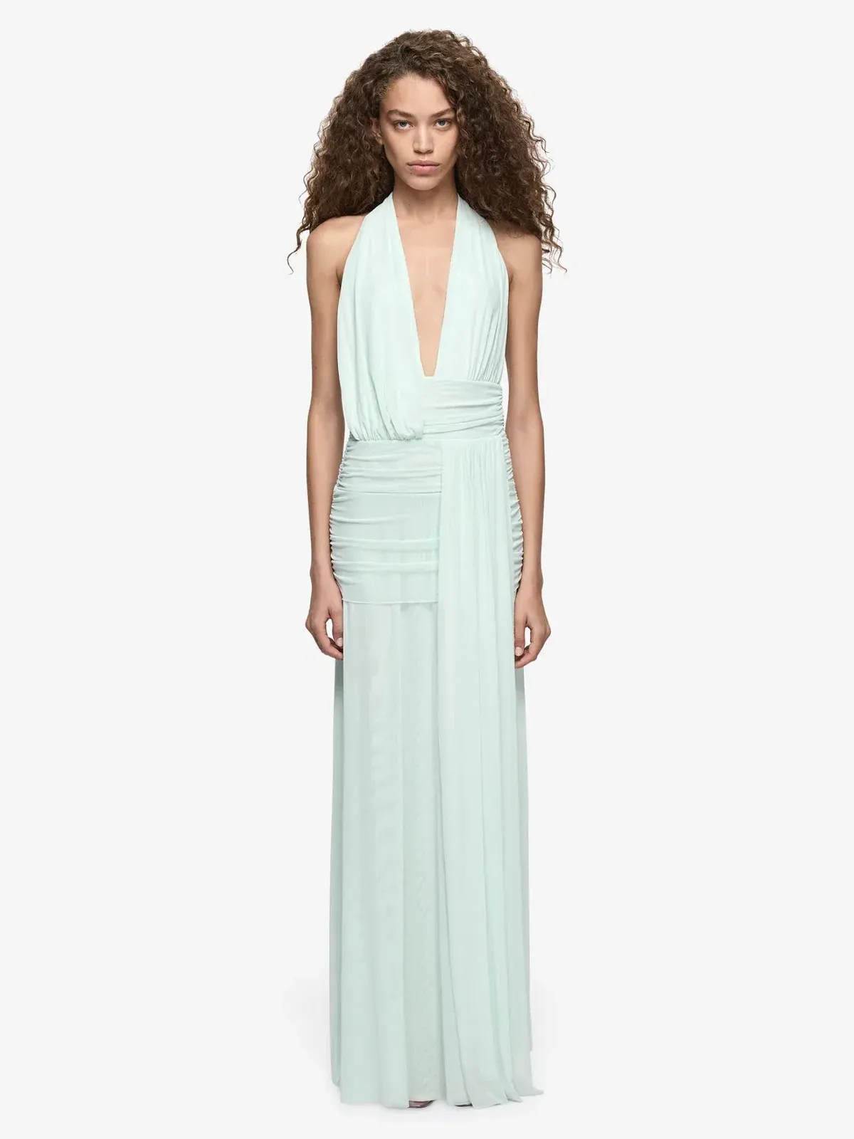 Bec & Bridge Wren Drape Maxi Spearmint Blue - Image 1