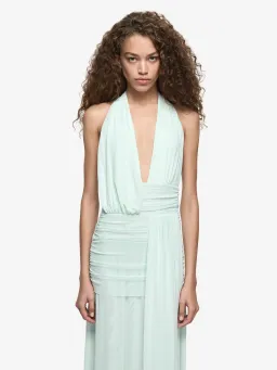 Bec & Bridge Wren Drape Maxi Spearmint Blue for rent on The Volte - image 3