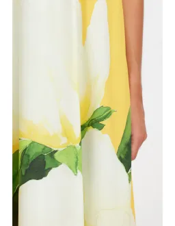 Acler Newmanny Maxi Dress in Tuscan Magnolia for rent on The Volte - image 2