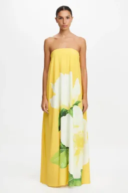 Acler Newmanny Maxi Dress in Tuscan Magnolia for rent on The Volte - image 1