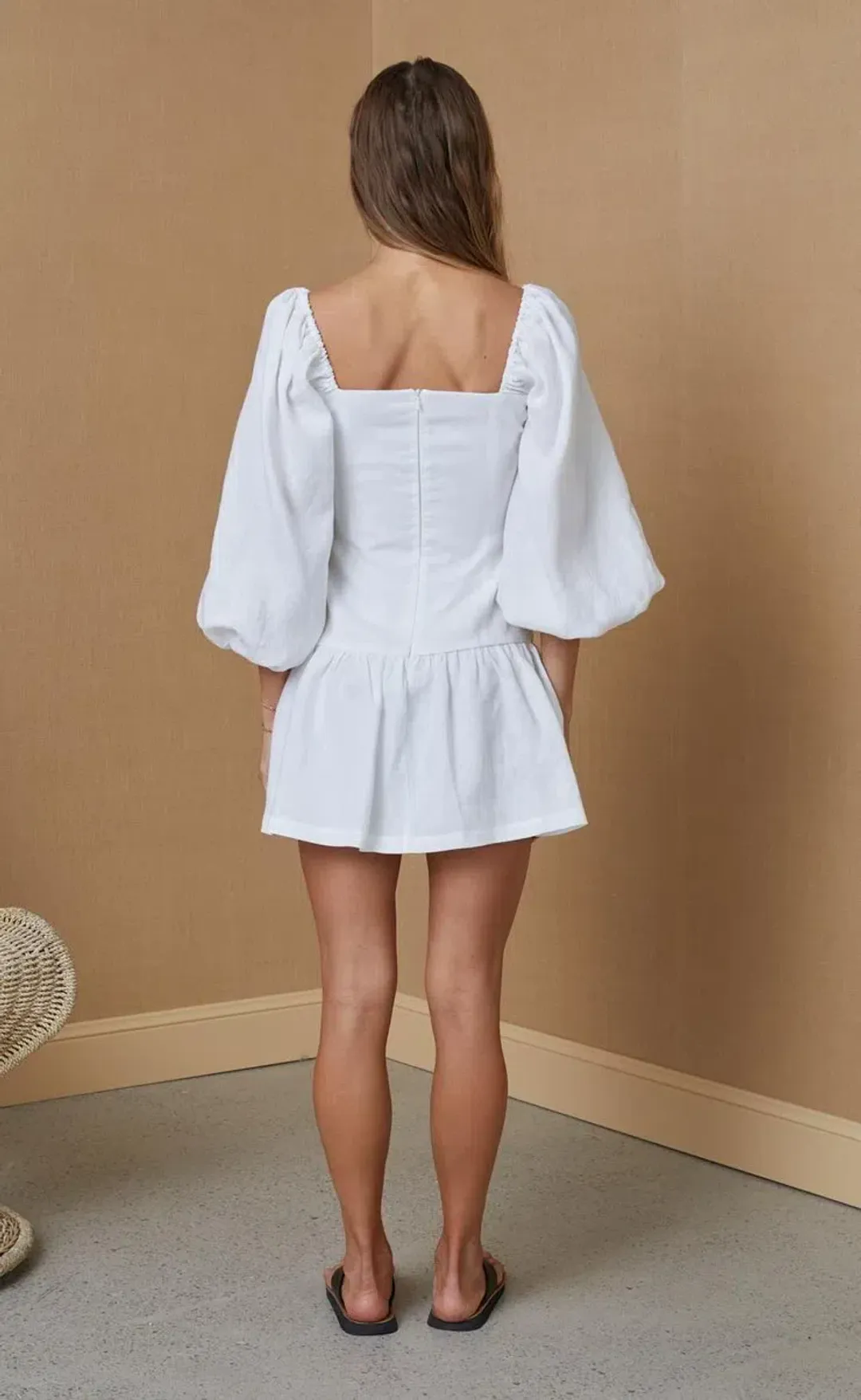 Bec & Bridge Henriette Mini Dress White Size 8 for rent on The Volte - main image