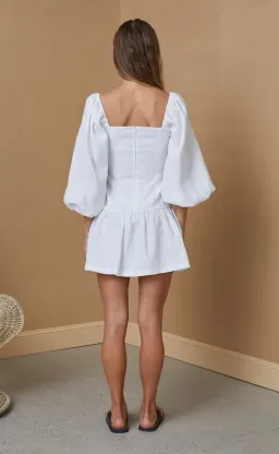 Bec & Bridge Henriette Mini Dress White Size 8 for rent on The Volte - image 3