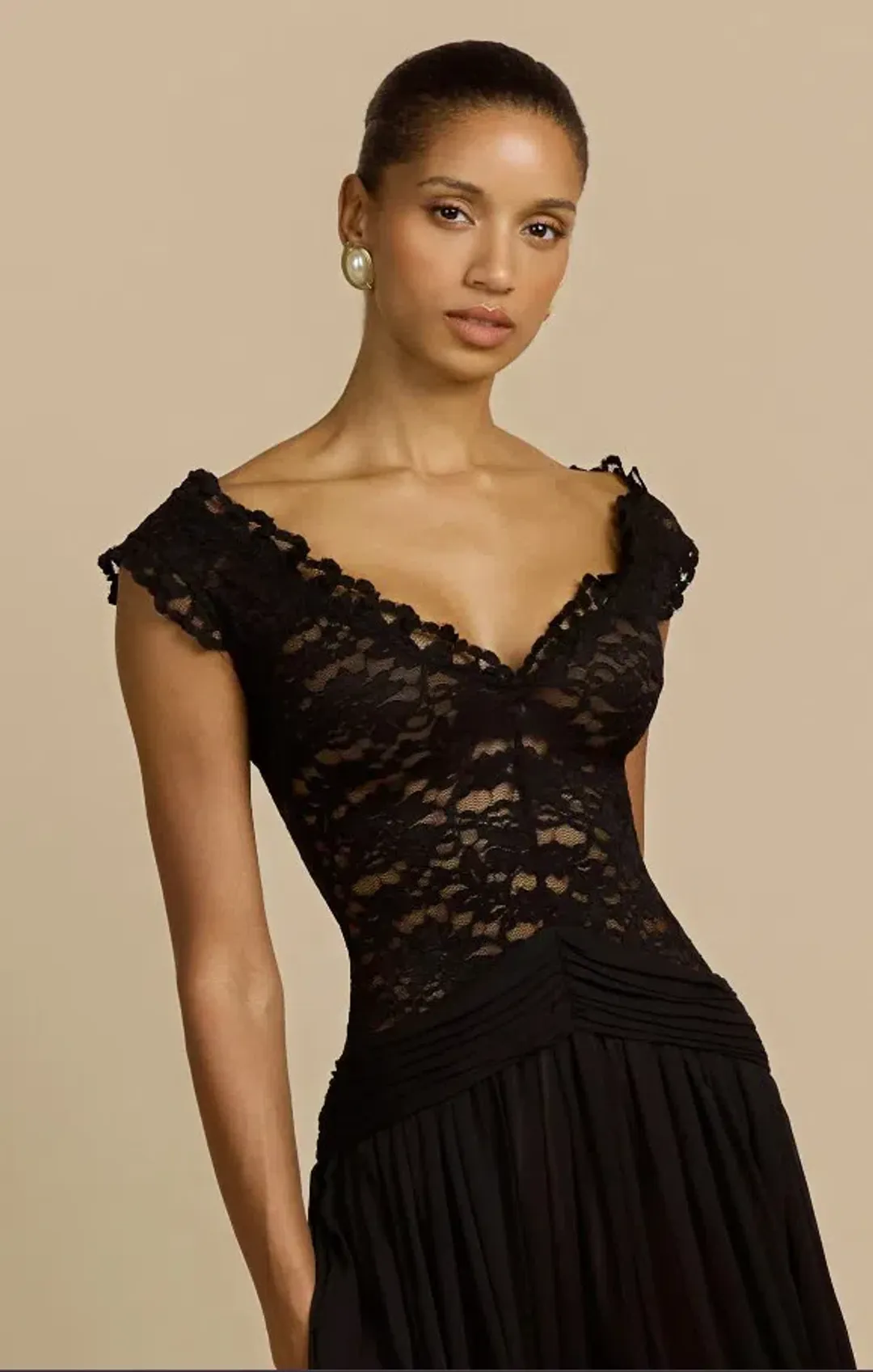Arcina Ori Arabella Dress in Black Size 10 for rent on The Volte - main image