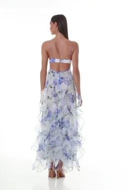 Menti Iris Flower Maxi Dress Size XS / AU 6 for rent on The Volte - image 2