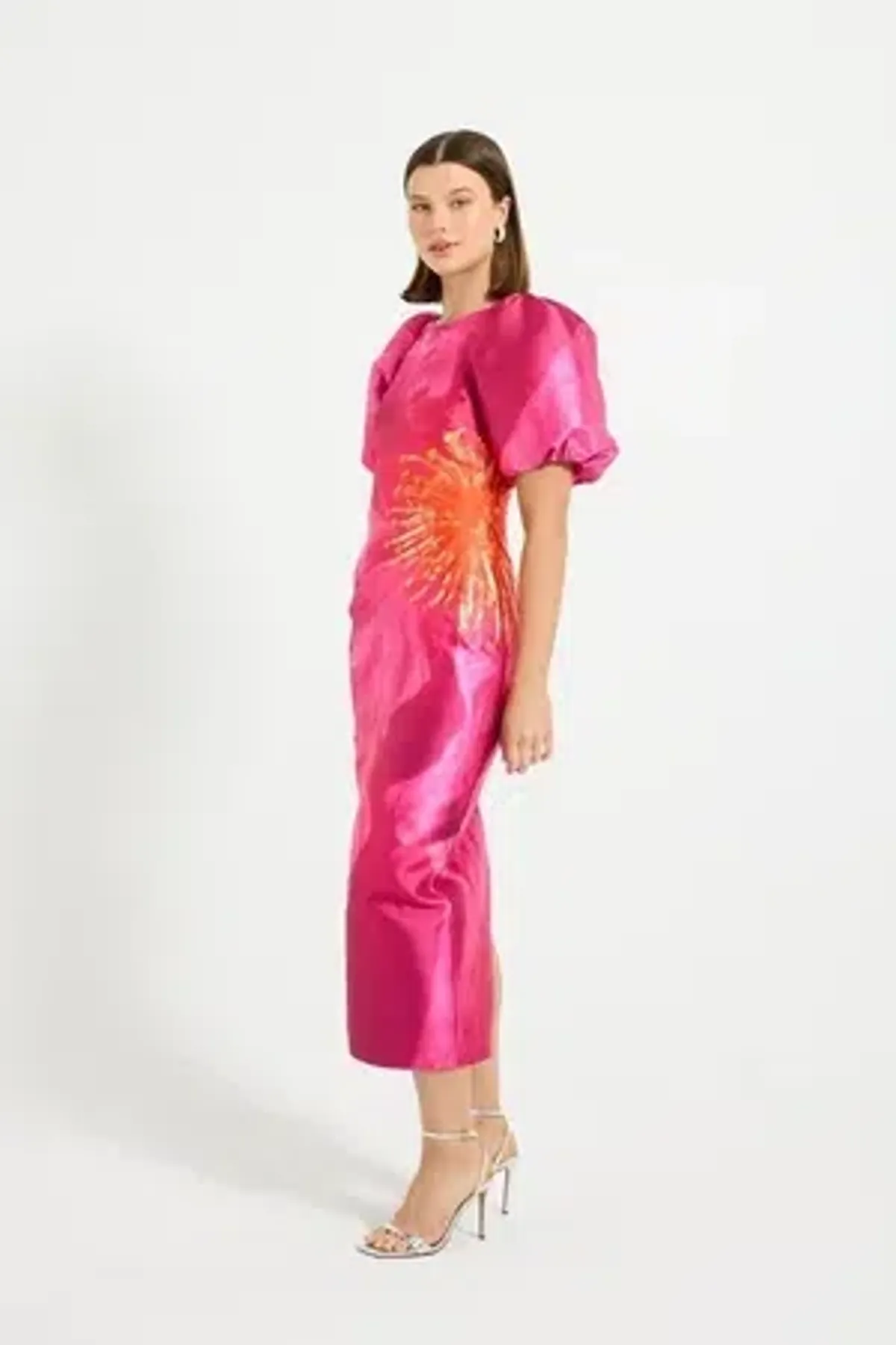 Pasduchas Thea Sleeve Midi Dress - Size 12 - Image 3