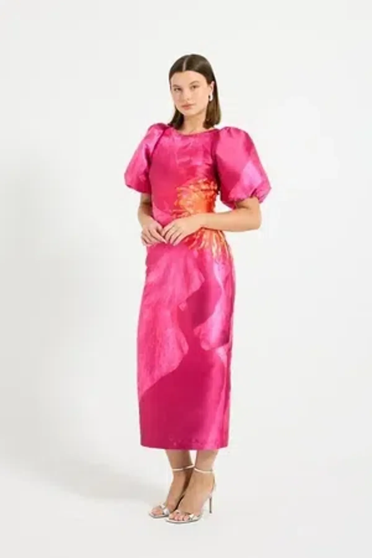 Pasduchas Thea Sleeve Midi Dress - Size 16 - Image 2