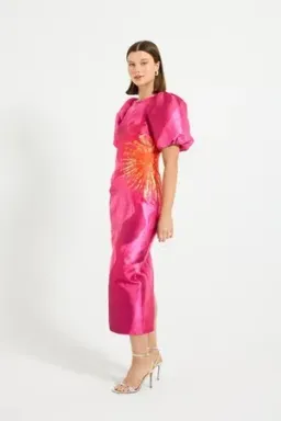 Pasduchas Thea Sleeve Midi Dress - Size 16 for rent on The Volte - image 3