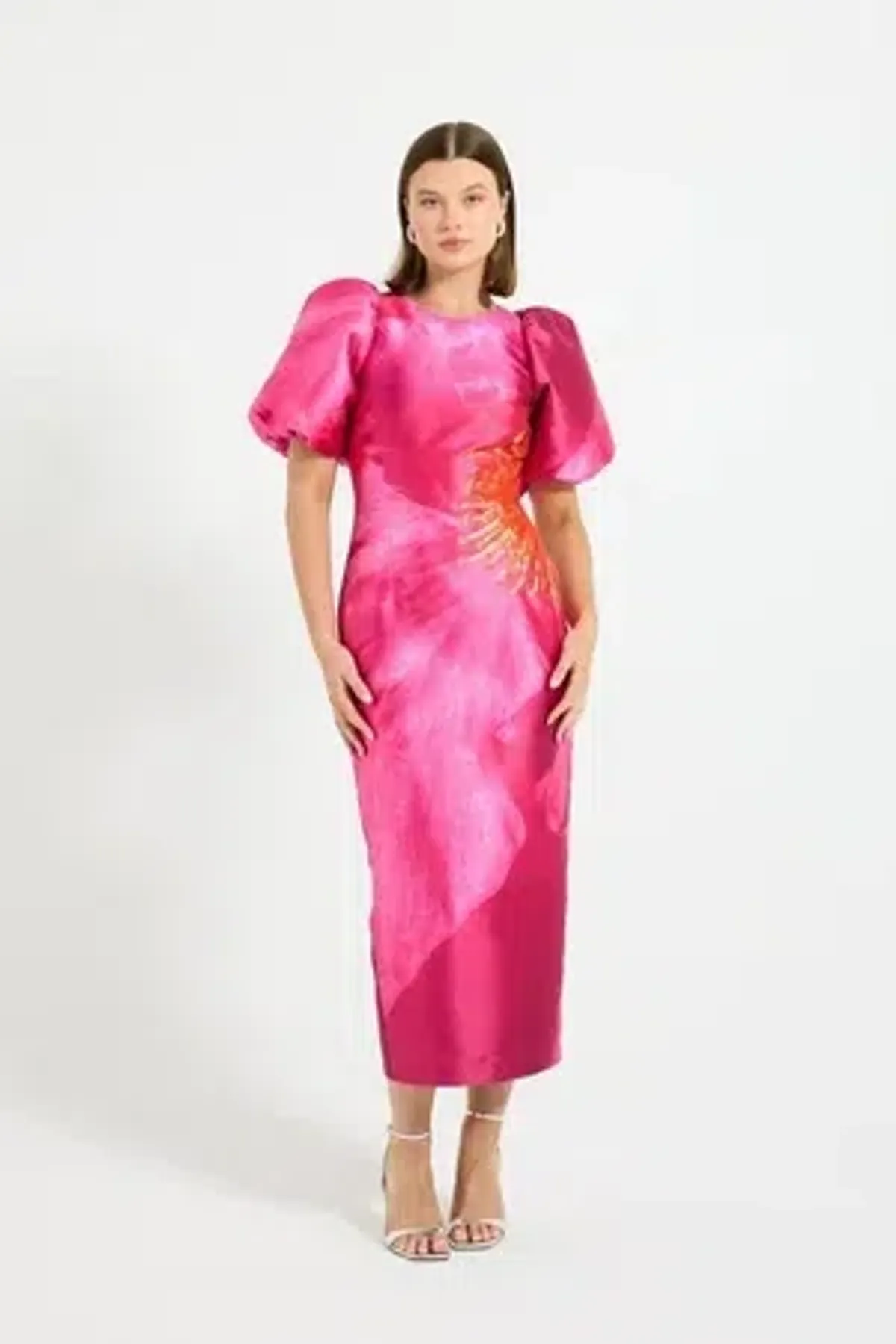 Pasduchas Thea Sleeve Midi Dress - Size 16 - Image 1