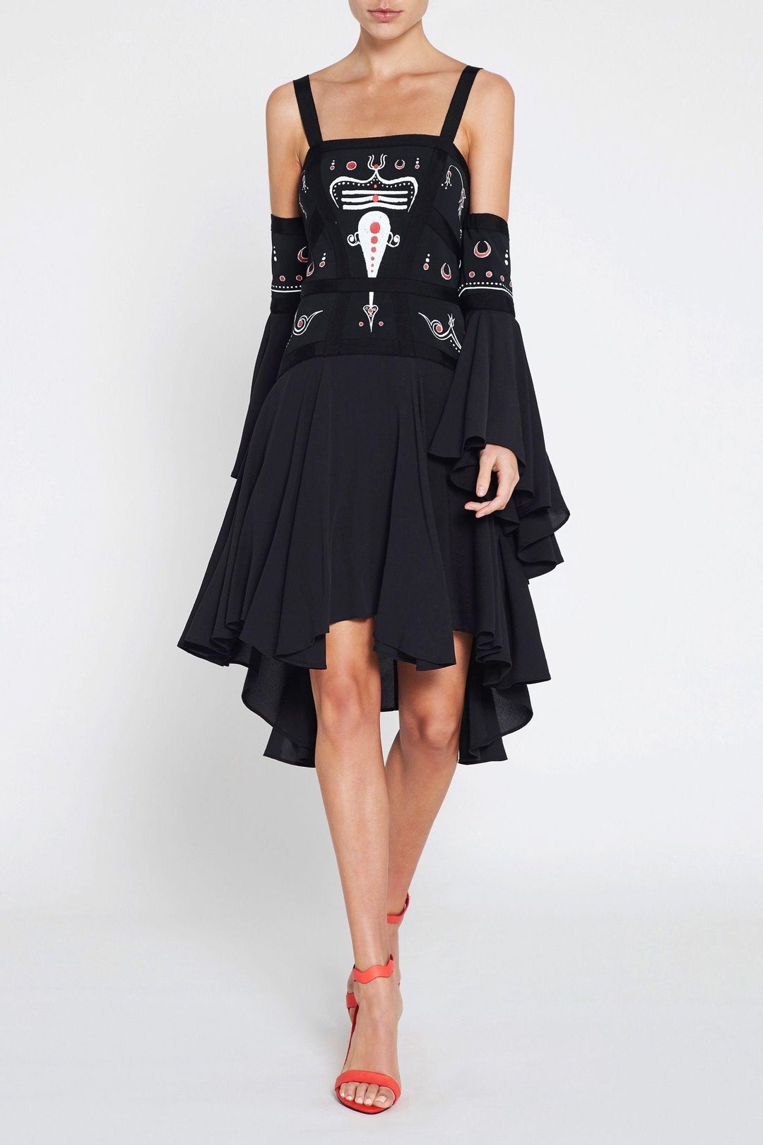 Sass & Bide Phoenix Flight Dress Black Size 8 for rent on The Volte - main image