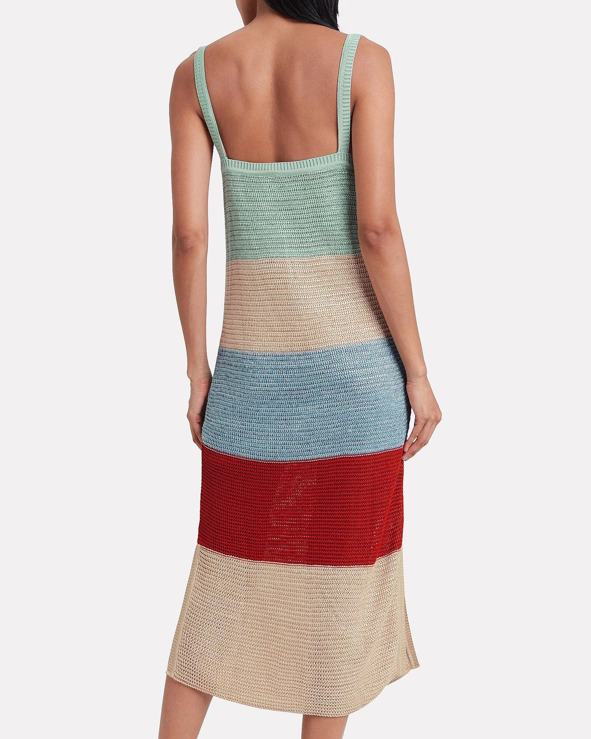 Suboo Lucy Knitted Wide Stripe Midi dress - Image 3