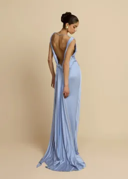 Arcina Ori Darcy Dress Sky Blue Size Small / AU 8 for rent on The Volte - image 3