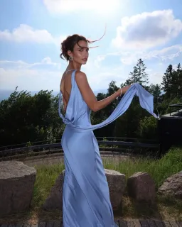 Arcina Ori Darcy Dress Sky Blue Size Small / AU 8 for rent on The Volte - image 2