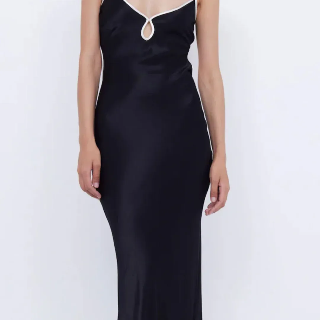 Bec and Bridge Cedar City Maxi Dress - Black/Ivory size 6 for rent on The Volte - main image