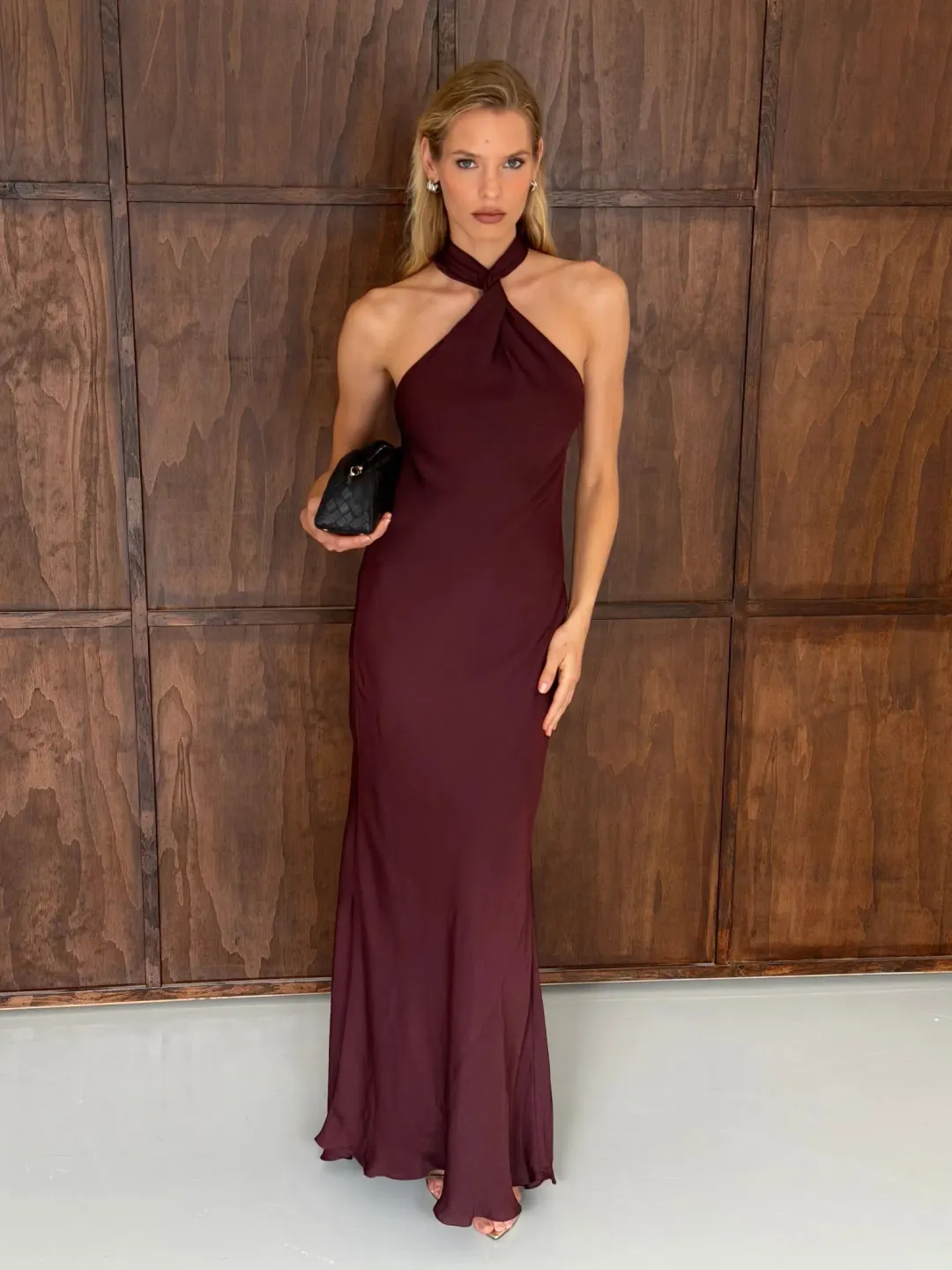 Arcina Ori Avaline Dress Plum Size S / AU 8 for rent on The Volte - main image