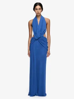 BEC & BRIDGE CHARLIZE HALTER MAXI BLUE / SIZE 10 for rent on The Volte - image 1