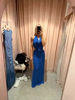 BEC & BRIDGE CHARLIZE HALTER MAXI BLUE / SIZE 10 for rent on The Volte - image 6