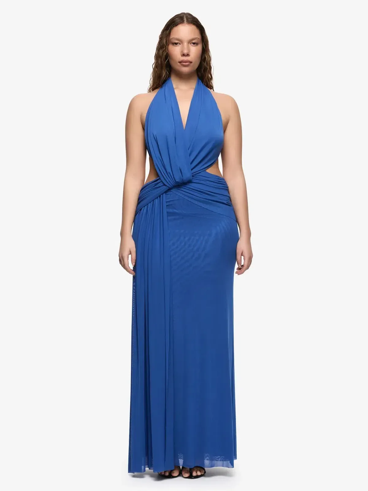 BEC & BRIDGE CHARLIZE HALTER MAXI BLUE / SIZE 10 - Image 5