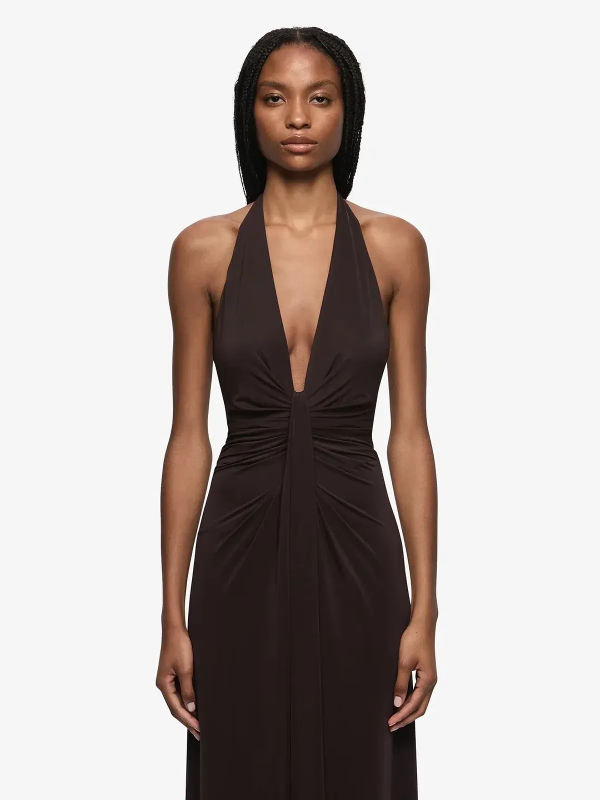 BEC & BRIDGE TILLIE DRAPE CHOC / SIZE 6 - Image 4