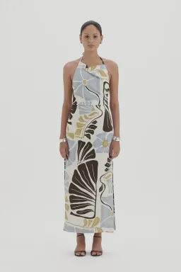 Sir The Label Lola Pleated Midi Dress for rent on The Volte - image 2