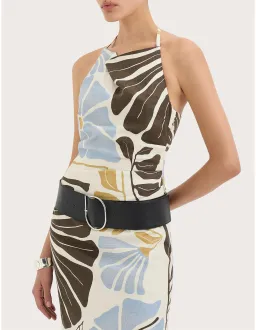 Sir The Label Lola Pleated Midi Dress for rent on The Volte - image 1
