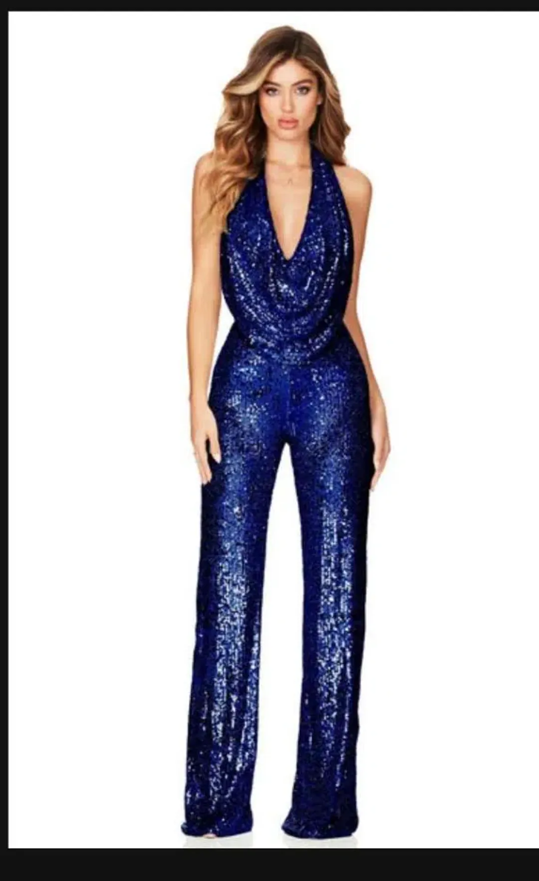 NOOKIE Fantasy Jumpsuit in Sapphire Size S for rent on The Volte - main image