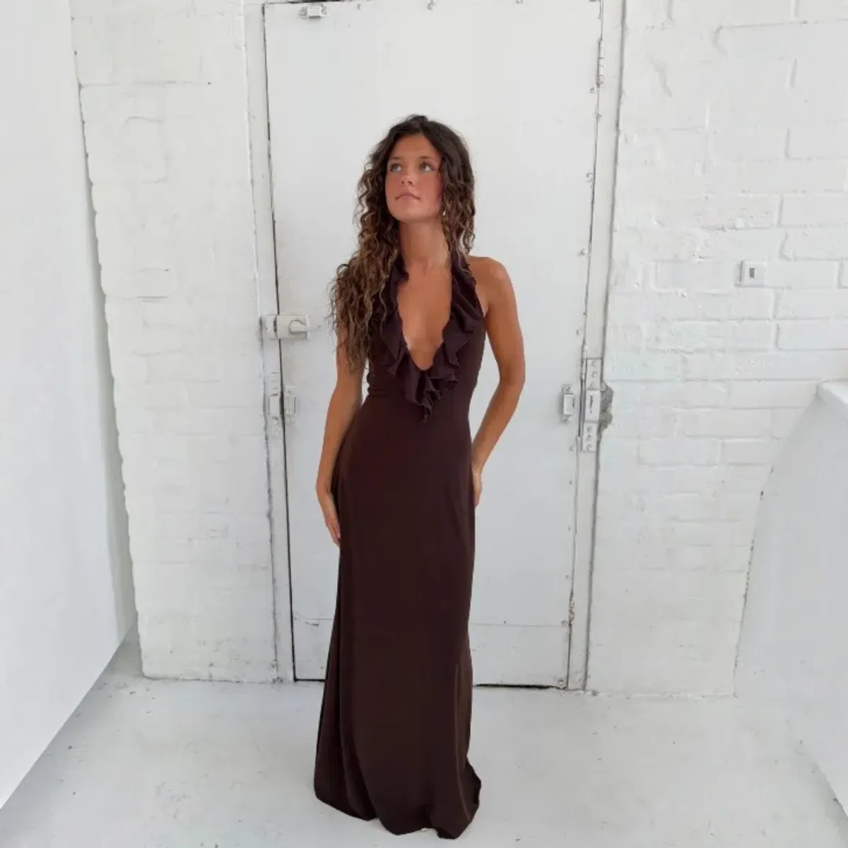 La Marie Vanessa Dress In Chocolate Size XS/S - Image 2
