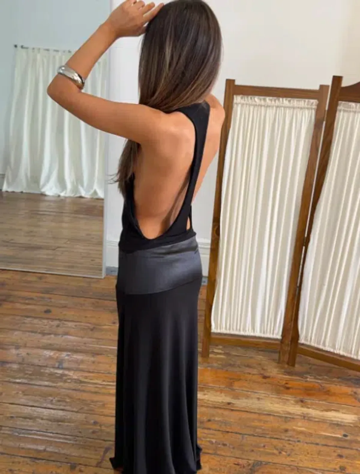 LaMarie, SERENA DRESS BLACK, size 8, maxi - Image 2