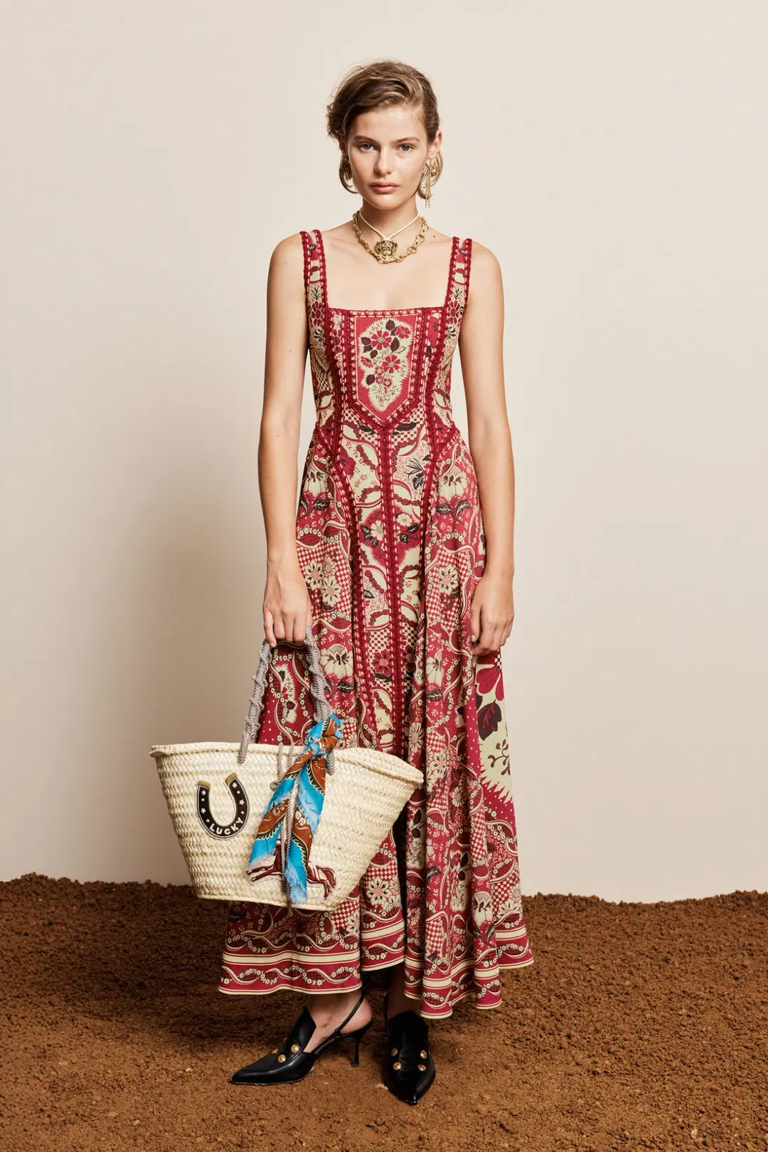 Alemais Kenny Midi Dress - AU 6 for rent on The Volte - main image