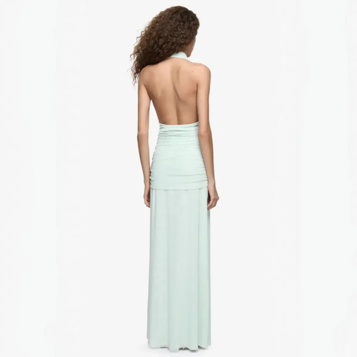 Bec & Bridge Wren Drape Maxi Dress Spearmint Size 8 - Image 2