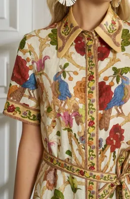 Alémais NISSA LINEN SHIRTDRESS 14 for rent on The Volte - image 4