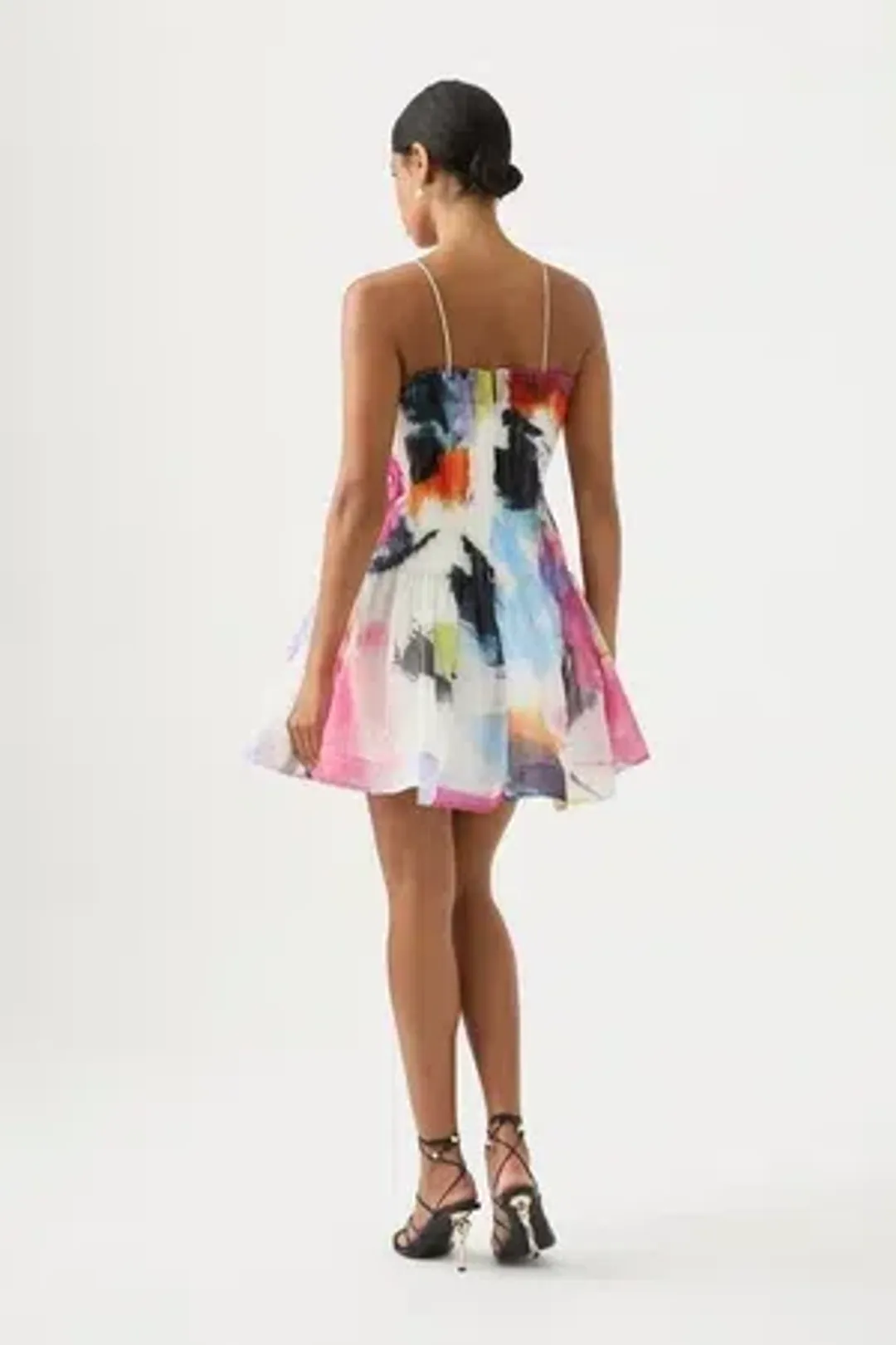 Aje Celestial Pleated Mini Dress - Size 6 for rent on The Volte - main image