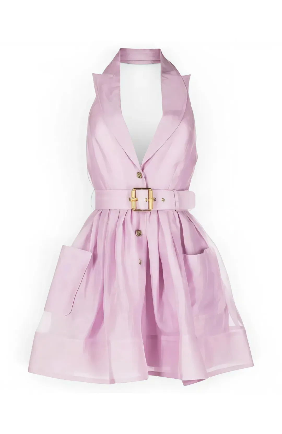 Zimmermann High Tide Tuxedo Mini Dress Lilac 2 / AU 12 for rent on The Volte - main image