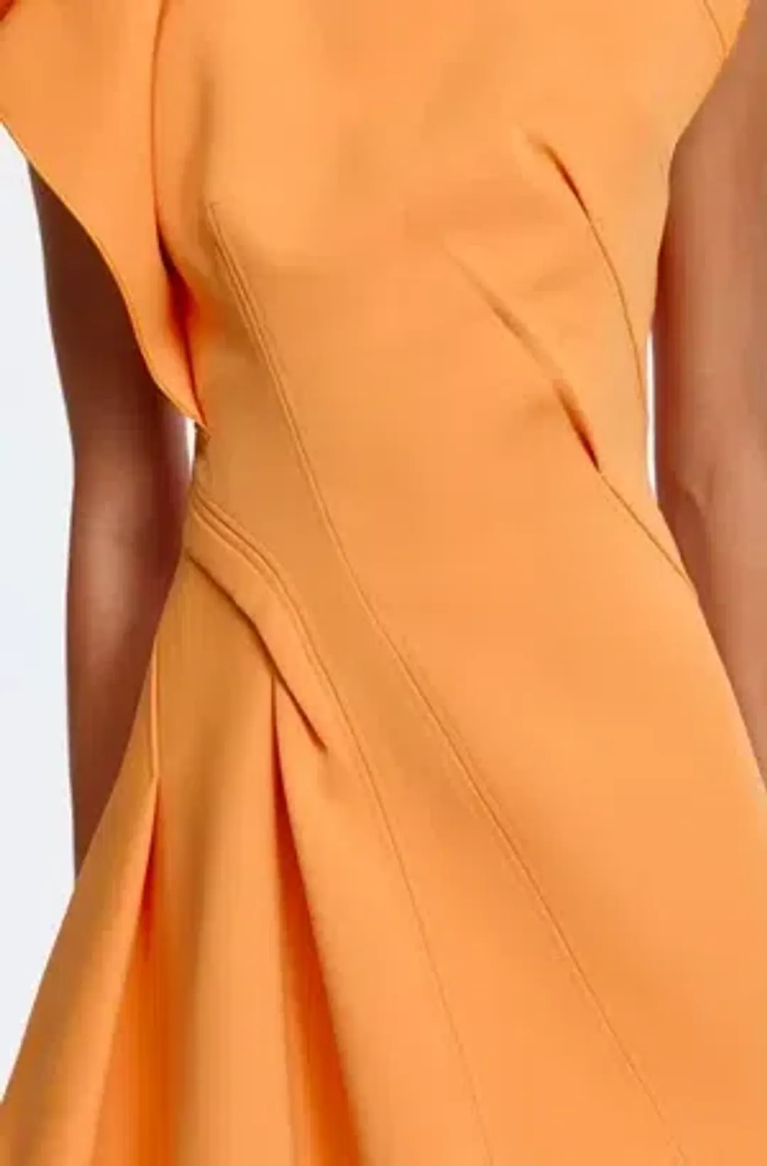 Acler Borras Mini Dress - Fanta - Size 16 for rent on The Volte - main image
